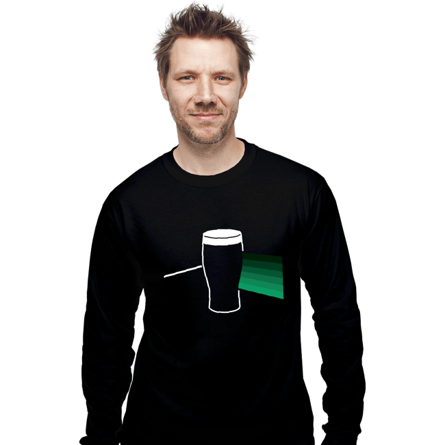 Daily_Deal_Shirts Long Sleeve Shirts, Unisex / Small / Black Dark Side Of The Pint