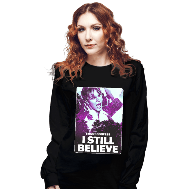Secret_Shirts Long Sleeve Shirts, Unisex / Small / Black I Must Confess