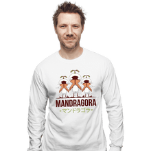 Load image into Gallery viewer, Shirts Long Sleeve Shirts, Unisex / Small / White Mandragoras
