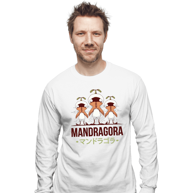 Shirts Long Sleeve Shirts, Unisex / Small / White Mandragoras