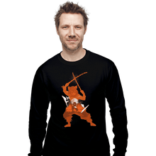 Load image into Gallery viewer, Shirts Long Sleeve Shirts, Unisex / Small / Black Inosuke Hashibira
