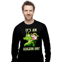 Load image into Gallery viewer, Shirts Long Sleeve Shirts, Unisex / Small / Black It&#39;s An Alligator Loki!
