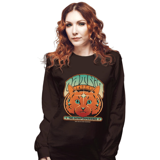 Daily_Deal_Shirts Long Sleeve Shirts, Unisex / Small / Dark Chocolate Catnip Experience