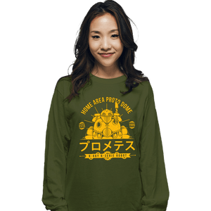 Secret_Shirts Long Sleeve Shirts, Unisex / Small / Military Green Proto Dome Robo