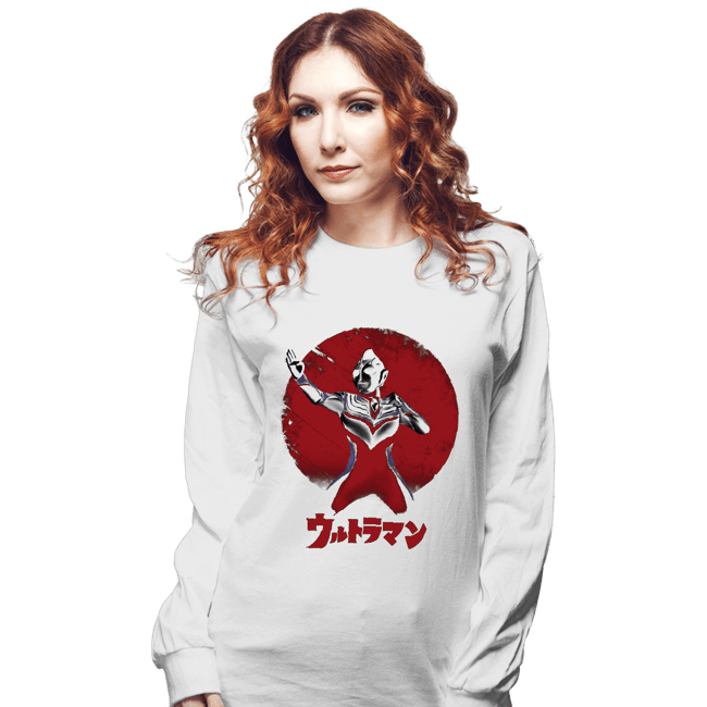 Shirts Long Sleeve Shirts, Unisex / Small / White Ultra Crusader