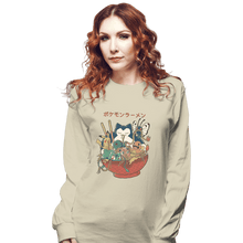 Load image into Gallery viewer, Shirts Long Sleeve Shirts, Unisex / Small / Natural Poke bowl
