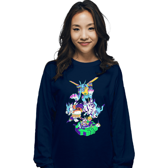Daily_Deal_Shirts Long Sleeve Shirts, Unisex / Small / Navy Friendship