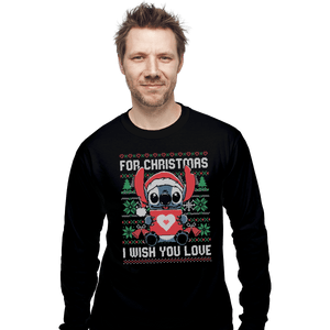Shirts Long Sleeve Shirts, Unisex / Small / Black Christmas Love