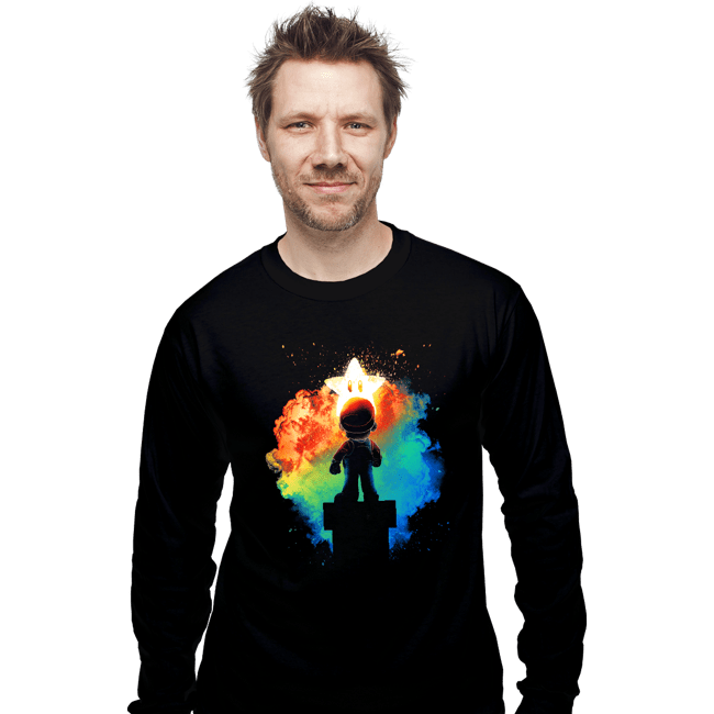 Daily_Deal_Shirts Long Sleeve Shirts, Unisex / Small / Black Soul Of The Stars