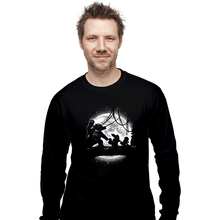 Load image into Gallery viewer, Shirts Long Sleeve Shirts, Unisex / Small / Black Moonlight Water Types
