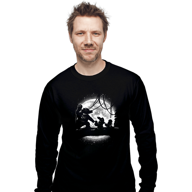 Shirts Long Sleeve Shirts, Unisex / Small / Black Moonlight Water Types