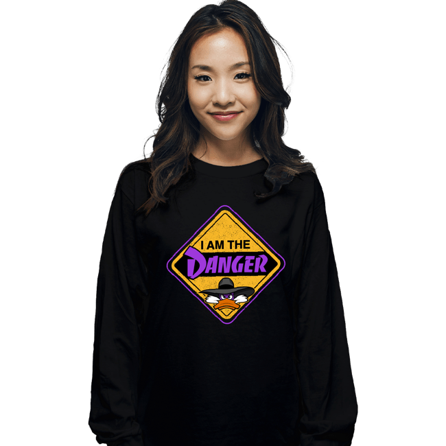 Secret_Shirts Long Sleeve Shirts, Unisex / Small / Black Danger Warning!