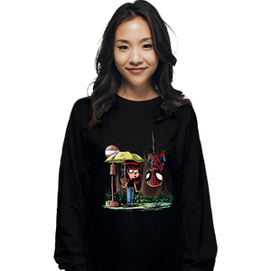 Daily_Deal_Shirts Long Sleeve Shirts, Unisex / Small / Black My Neighbor Spidey