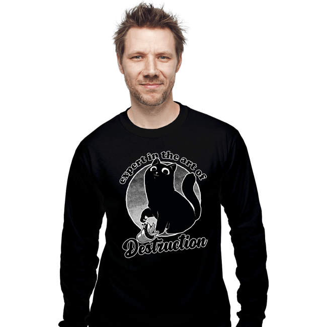 Secret_Shirts Long Sleeve Shirts, Unisex / Small / Black Expert In Destruction