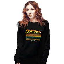 Load image into Gallery viewer, Daily_Deal_Shirts Long Sleeve Shirts, Unisex / Small / Black Ouroboros

