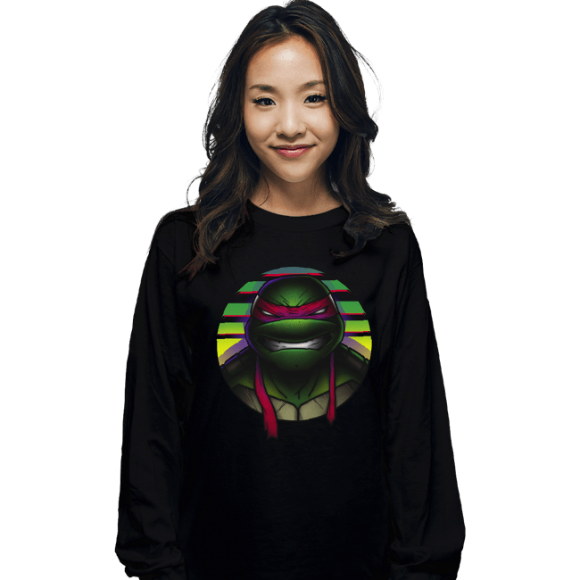 Daily_Deal_Shirts Long Sleeve Shirts, Unisex / Small / Black Mutant Red