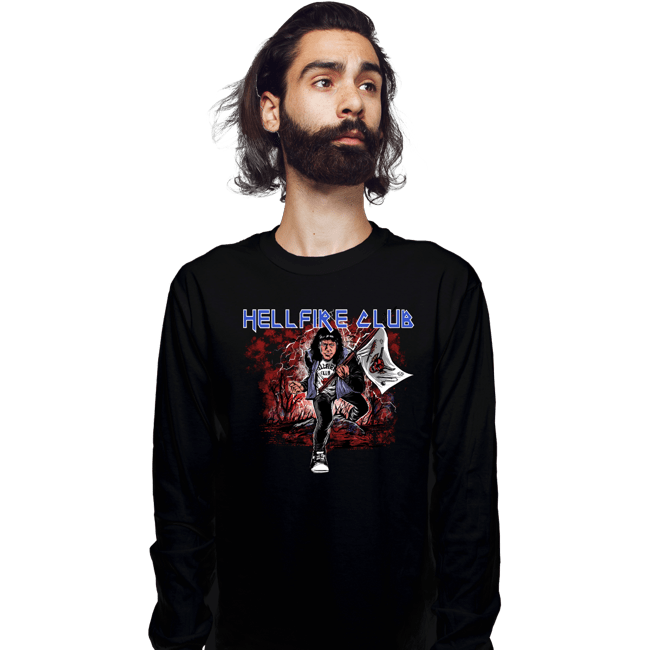 Secret_Shirts Long Sleeve Shirts, Unisex / Small / Black Hellfire Metal