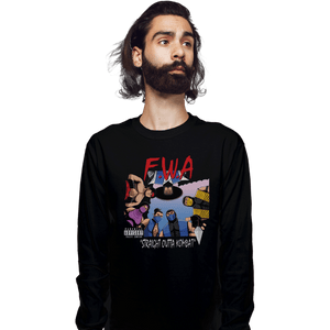 Secret_Shirts Long Sleeve Shirts, Unisex / Small / Black Fighters With Attitude