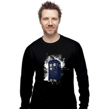 Load image into Gallery viewer, Secret_Shirts Long Sleeve Shirts, Unisex / Small / Black Star Tardis
