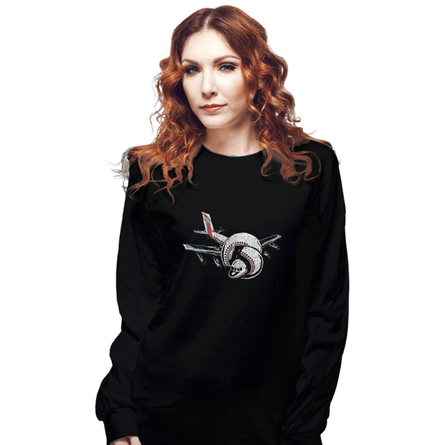 Secret_Shirts Long Sleeve Shirts, Unisex / Small / Black Airplane!