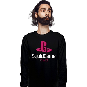 Daily_Deal_Shirts Long Sleeve Shirts, Unisex / Small / Black Squidstation