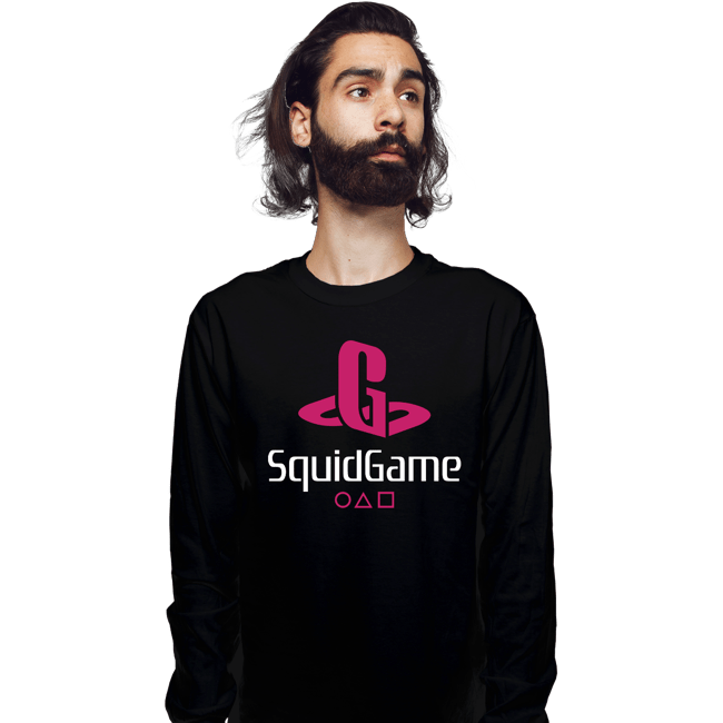 Daily_Deal_Shirts Long Sleeve Shirts, Unisex / Small / Black Squidstation