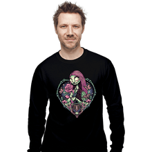 Load image into Gallery viewer, Daily_Deal_Shirts Long Sleeve Shirts, Unisex / Small / Black Heart Sally Ragdoll
