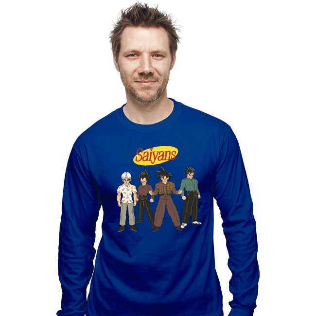 Secret_Shirts Long Sleeve Shirts, Unisex / Small / Royal Blue Saiyanfeld