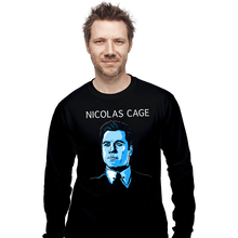 Load image into Gallery viewer, Daily_Deal_Shirts Long Sleeve Shirts, Unisex / Small / Black Nic Cage
