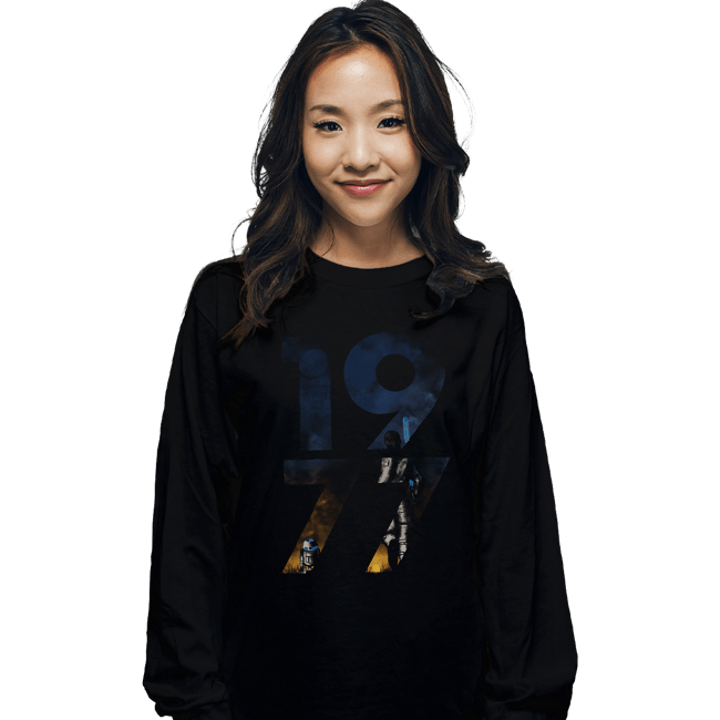 Shirts Long Sleeve Shirts, Unisex / Small / Black 1977 SW