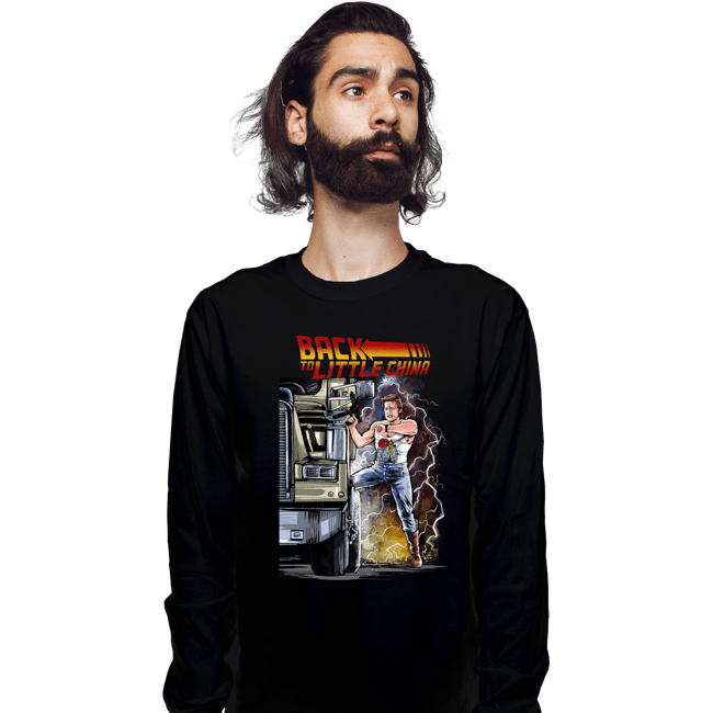 Daily_Deal_Shirts Long Sleeve Shirts, Unisex / Small / Black Back To Little China
