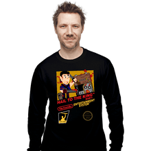 Load image into Gallery viewer, Daily_Deal_Shirts Long Sleeve Shirts, Unisex / Small / Black Hail To The King
