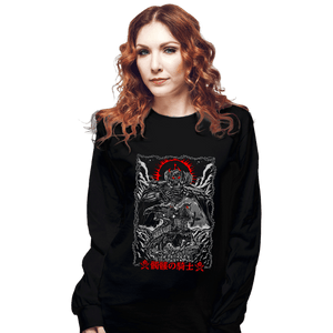 Daily_Deal_Shirts Long Sleeve Shirts, Unisex / Small / Black The Quest Of Skull Knight