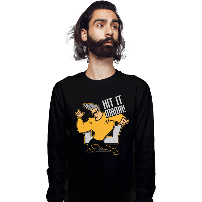 Daily_Deal_Shirts Long Sleeve Shirts, Unisex / Small / Black Hit It Mama
