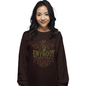 Shirts Long Sleeve Shirts, Unisex / Small / Dark Chocolate Entmoot Maple Mead