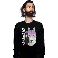 Load image into Gallery viewer, Daily_Deal_Shirts Long Sleeve Shirts, Unisex / Small / Black Wednesday Mononoke
