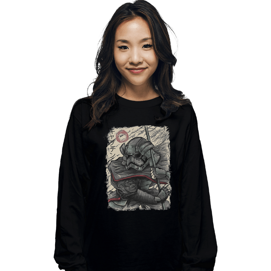 Shirts Long Sleeve Shirts, Unisex / Small / Black The Samurai Captain