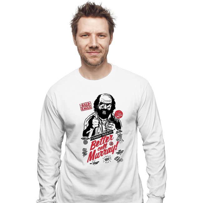 Secret_Shirts Long Sleeve Shirts, Unisex / Small / White Better Call Murray
