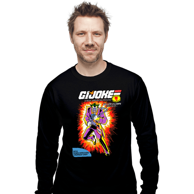 Daily_Deal_Shirts Long Sleeve Shirts, Unisex / Small / Black GI Joker