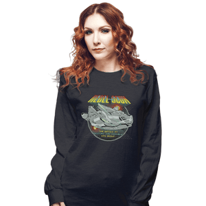 Daily_Deal_Shirts Long Sleeve Shirts, Unisex / Small / Dark Heather Vintage Arcade Rebel