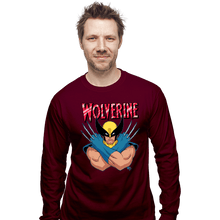 Load image into Gallery viewer, Daily_Deal_Shirts Long Sleeve Shirts, Unisex / Small / Maroon Wolverine 97

