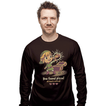 Load image into Gallery viewer, Shirts Long Sleeve Shirts, Unisex / Small / Dark Chocolate Legendary PIzza
