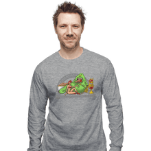 Load image into Gallery viewer, Shirts Long Sleeve Shirts, Unisex / Small / Sports Grey Enslimed
