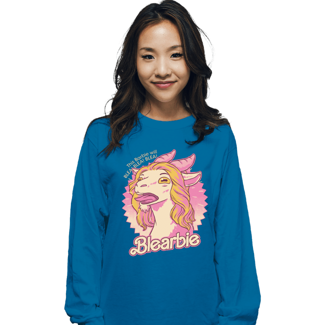Secret_Shirts Long Sleeve Shirts, Unisex / Small / Sapphire Blea!