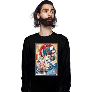 Daily_Deal_Shirts Long Sleeve Shirts, Unisex / Small / Black RX-78-2 Gundam in Japan