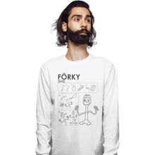 Load image into Gallery viewer, Shirts Long Sleeve Shirts, Unisex / Small / White Toy Manual
