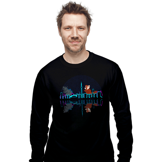 Daily_Deal_Shirts Long Sleeve Shirts, Unisex / Small / Black Hands Off!