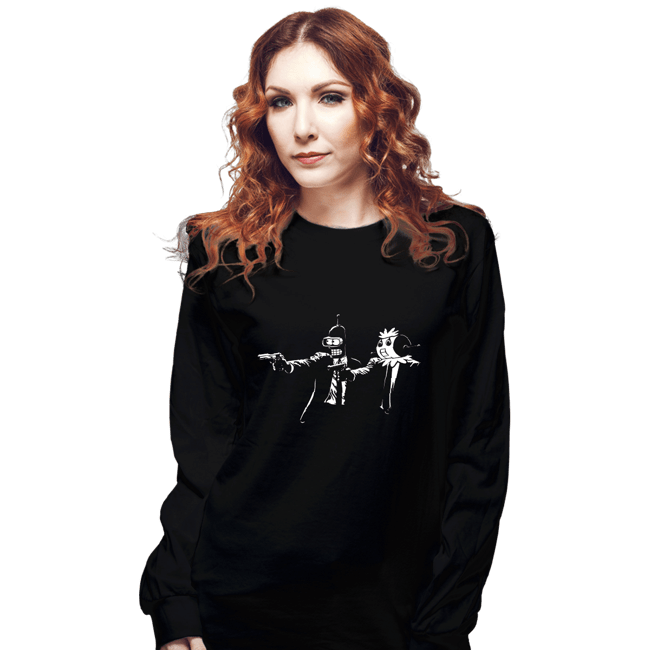 Secret_Shirts Long Sleeve Shirts, Unisex / Small / Black Bot Fiction