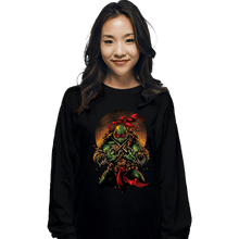 Load image into Gallery viewer, Secret_Shirts Long Sleeve Shirts, Unisex / Small / Black TMNT Raph
