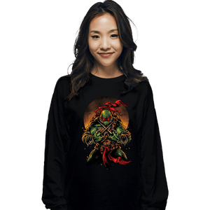 Secret_Shirts Long Sleeve Shirts, Unisex / Small / Black TMNT Raph